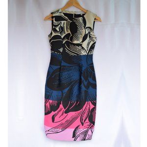 CAROLINA HERRERA Modern-Print Knee-Length Dress